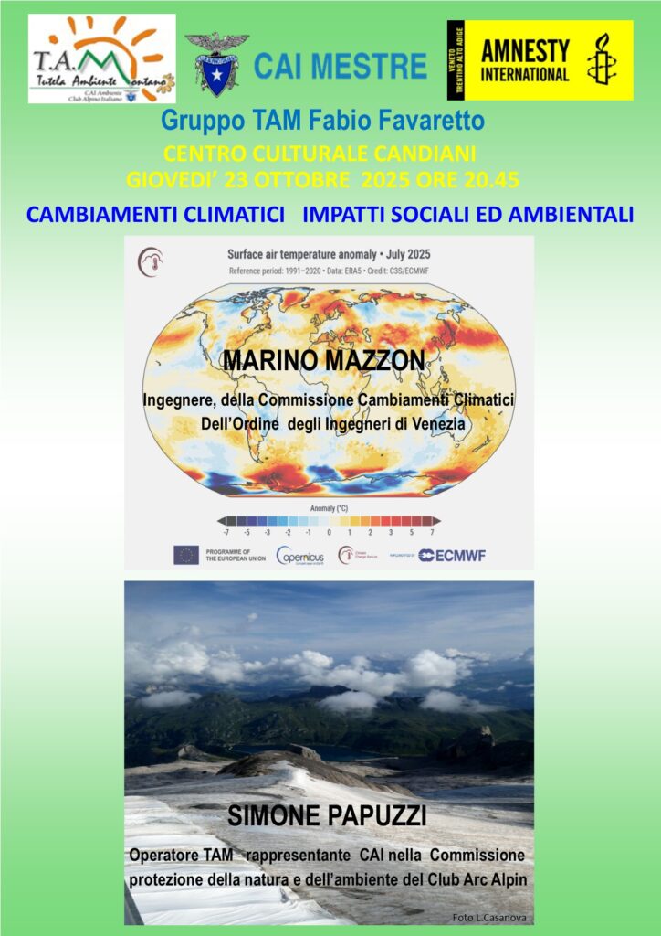 Locandina Cambiamenti climatici 1
